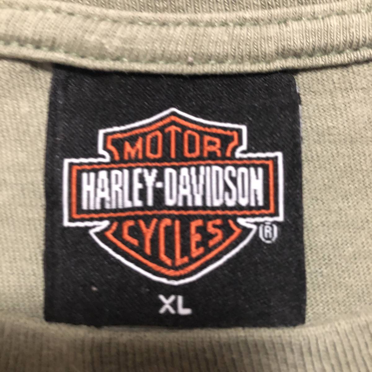 アメリカ製　ハーレー　tシャツ　2000s　2003年製　XL　USA製　HARLEY DAVIDSON　ハーレーダビッドソン　パンヘッド　ショベルヘッド　_画像3