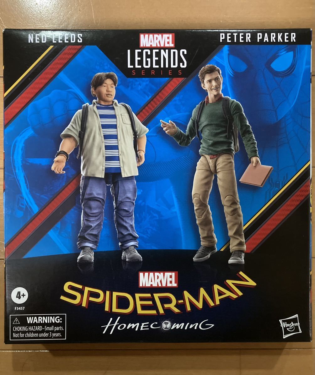 マーベルレジェンド ピーター・パーカー＆ネッド・リード ２パック フィギュア アクションフィギュア 可動式 スパイダーマン 新品 未開封