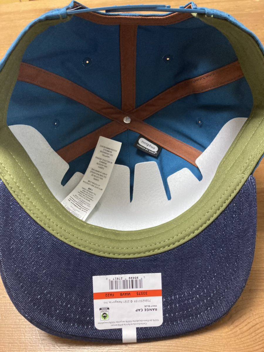 Patagonia パタゴニア レンジ キャップ range cap 帽子 新品 Wavy Blue hat ハット キャンプ アウトドア ランジ 男女兼用 ユニセックス_画像5