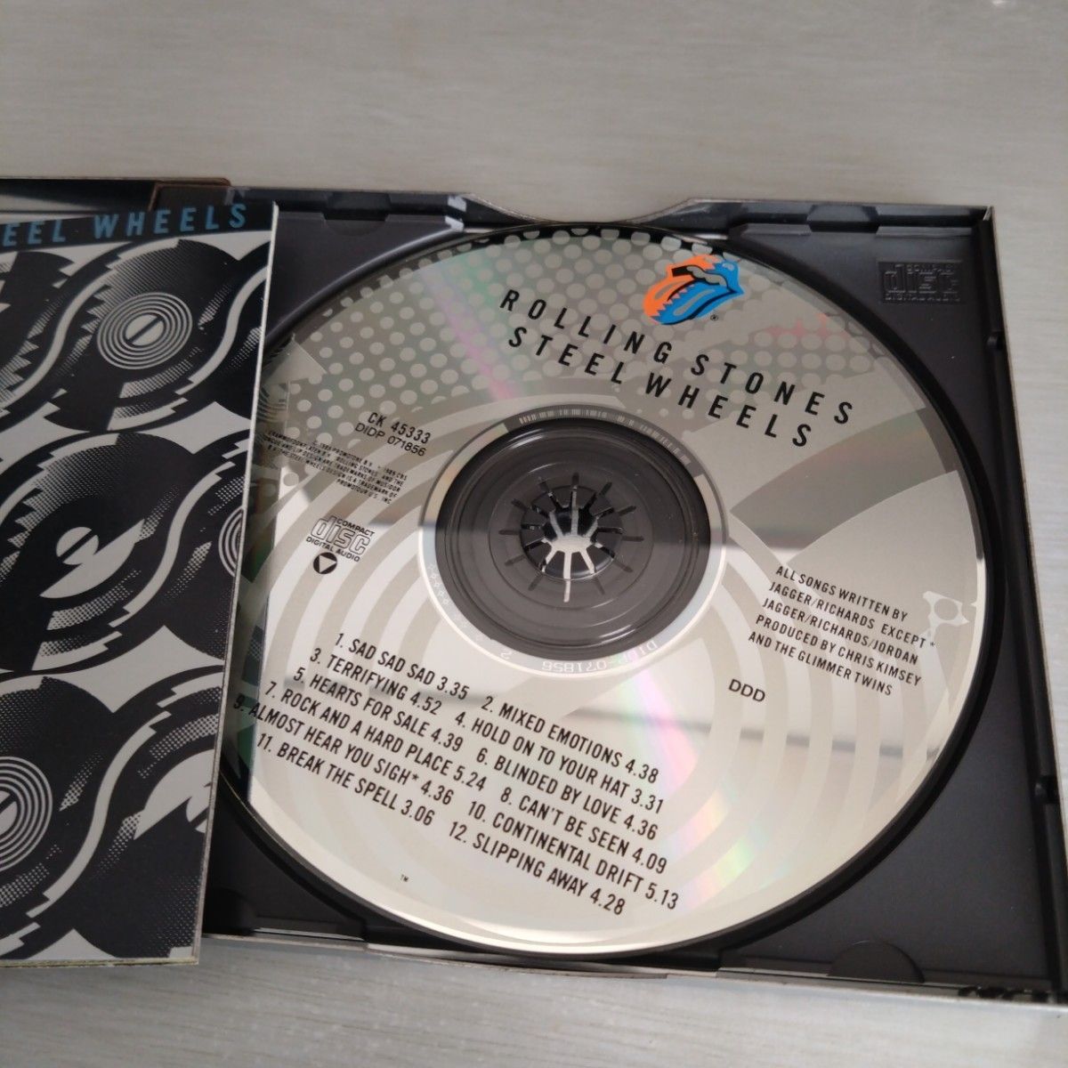 メタルケース the rolling stones steel wheels ザ・ローリング・ストーンズ US盤限定CD