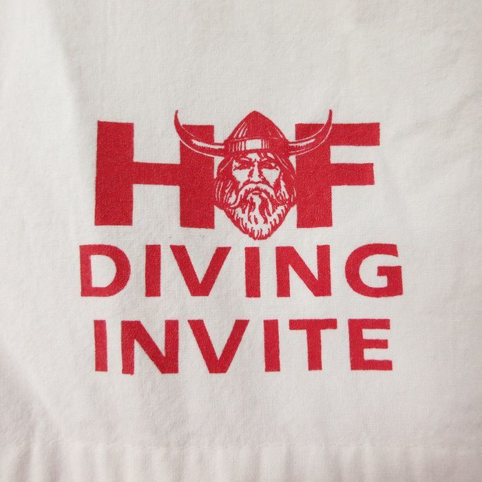 XL/古着 ヒルトン 長袖 ジャケット メンズ 90s HF DIVING INVITE 大きいサイズ コットン 白 ホワイト 23sep11 中古 アウター ジャンパ_画像3