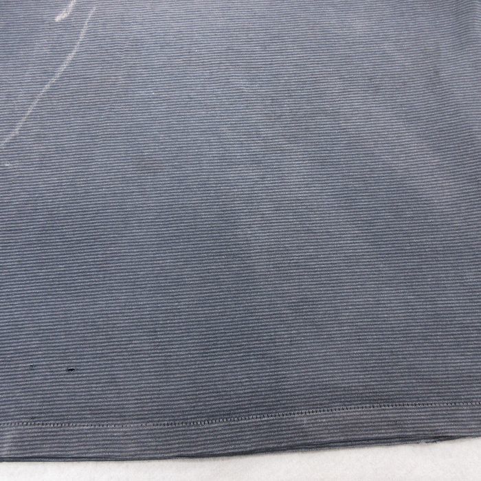 XL/古着 ハーレーダビッドソン 半袖 ビンテージ Tシャツ メンズ 90s ビッグロゴ ボロ 大きいサイズ クルーネック 紺 ネイビー ボーダー 3OF_画像8