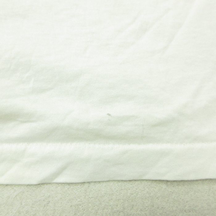 XL/古着 半袖 ビンテージ Tシャツ メンズ 90s 地図 OGUNQUIT クルーネック 白 ホワイト 22aug19 中古 7OF_画像6