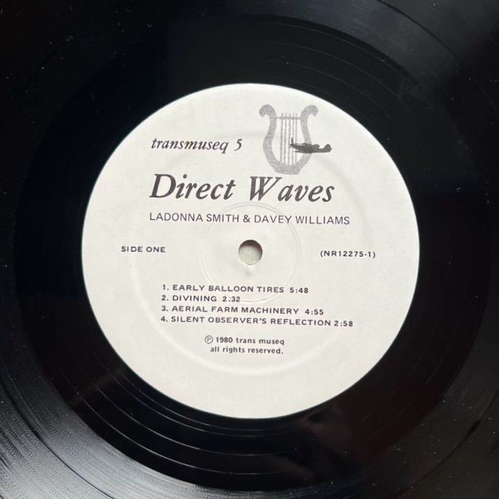 Direct Waves LaDonna Smith & Davey Williams アナログ LP 検索） Jazz Free Pro プログレ_画像3