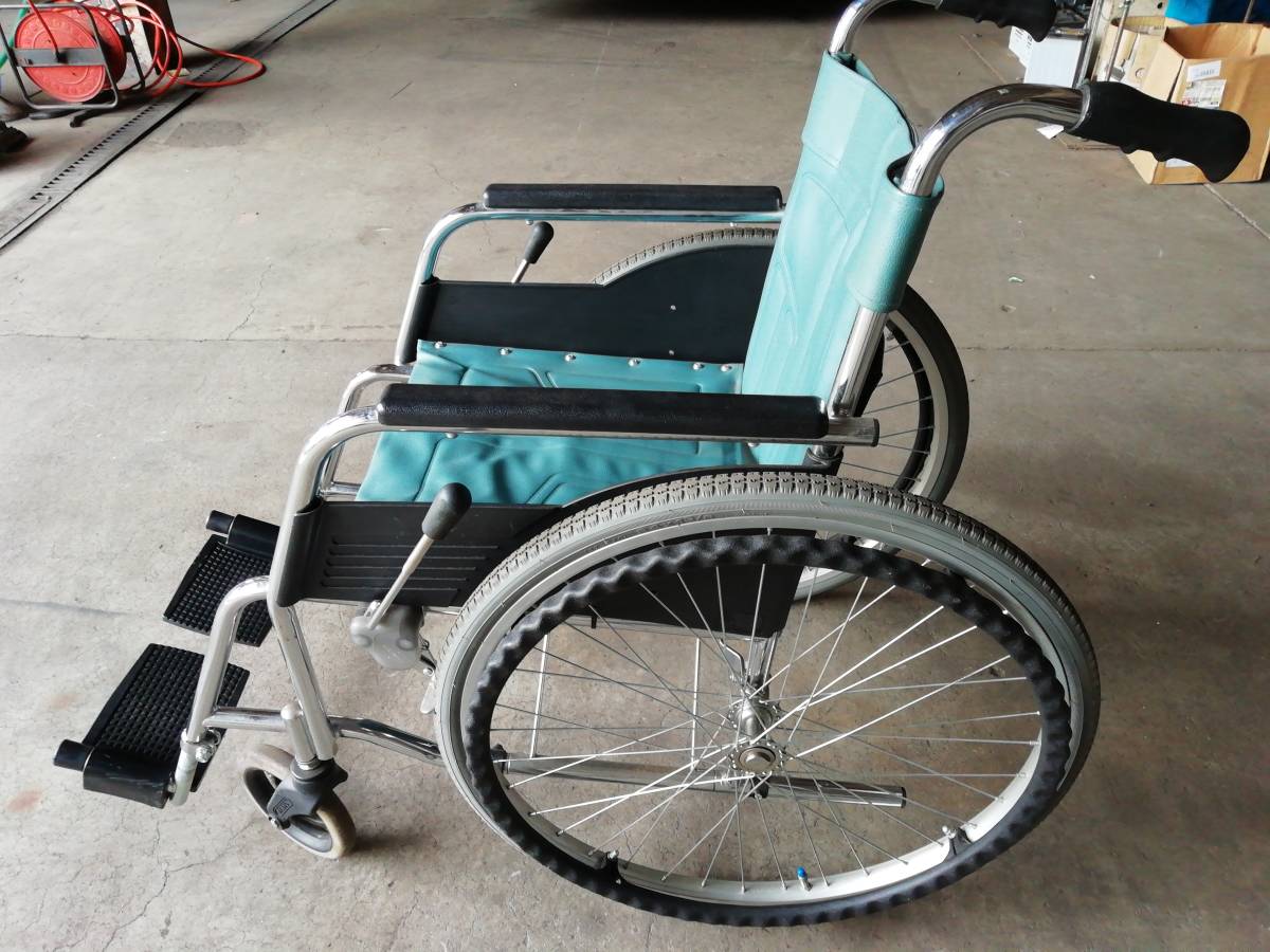 自走式　車椅子　スチール製　中古品　介護品_画像4