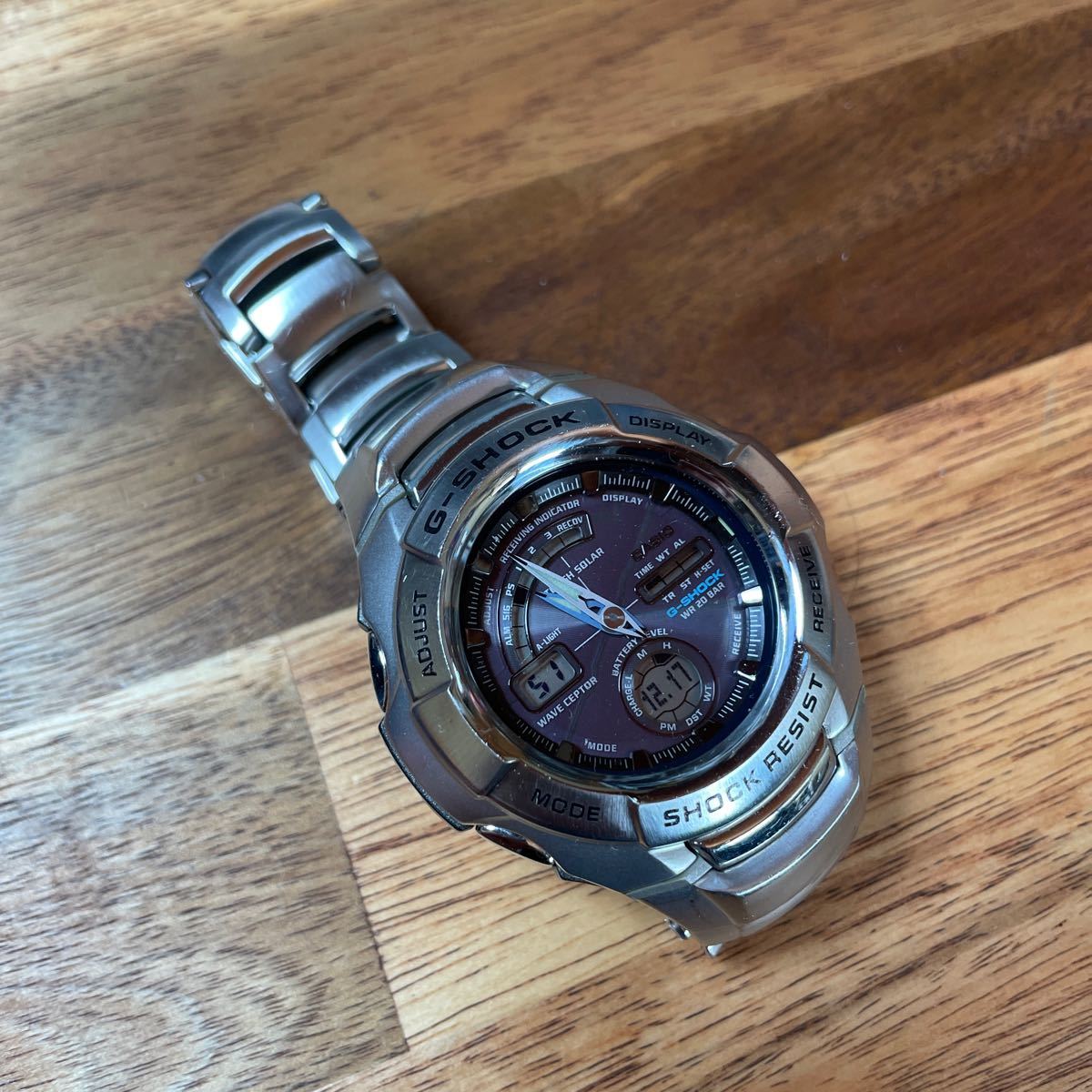 【1円スタート】CASIO G-SHOCK GW-1200J 電波ソーラー 稼動品 _画像2