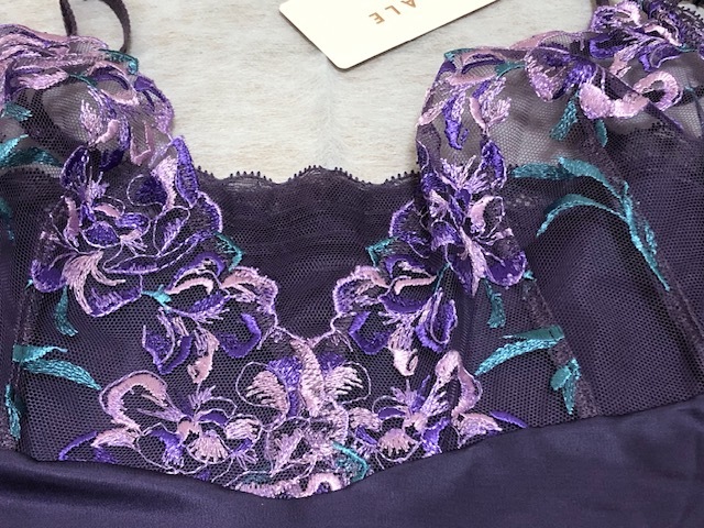  new goods Triumph[to Lynn p] high class . camisole *1 ten thousand 780 jpy -2980 jpy prompt decision *LL size * purple color,frola-re, slip, postage 140 jpy ~