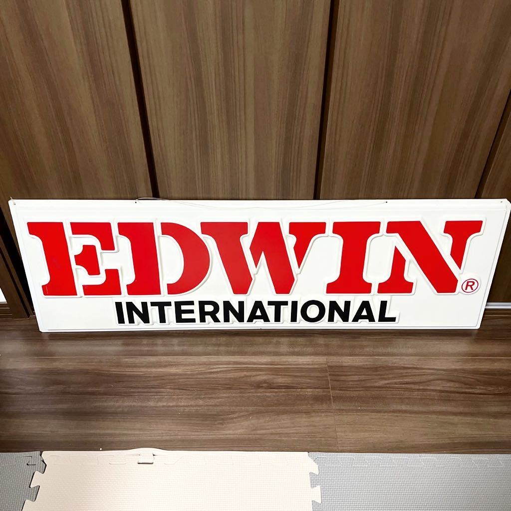 希少 EDWIN エドウイン 看板 非売品