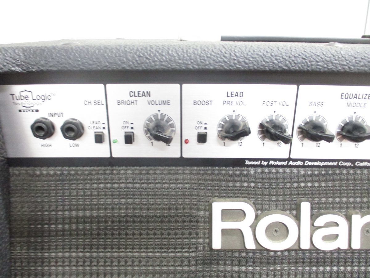 ■01)【同梱不可】Roland ローランド GC-408 ギターアンプ/GUITAR AMPLIFIER 408/音響/機材/オーディオ機器/通電確認済み/B_画像2