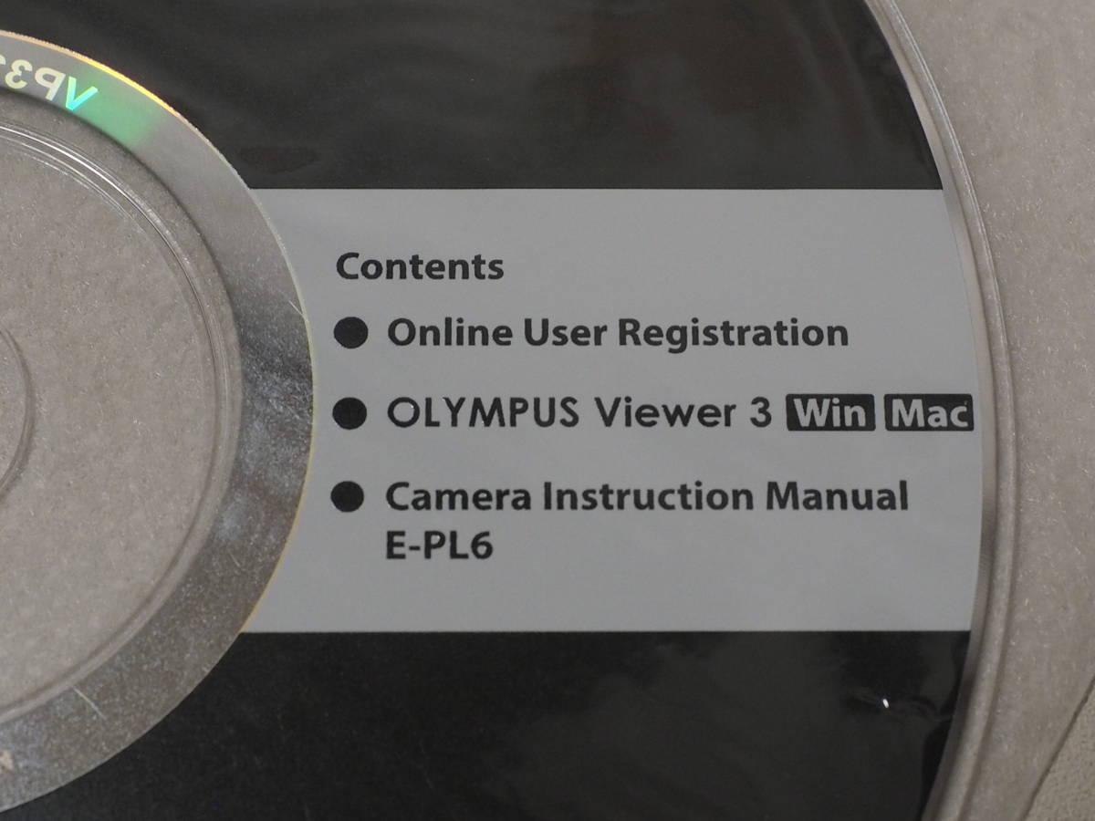* camera 1819* digital camera E-PL6 owner manual . small booklet ( now day from is possible lens recipe ).Setup CD OLYMPUS Olympus ~iiitomo~