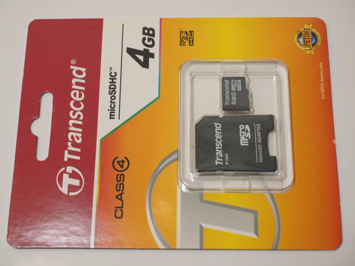 ◆カメラ1874◆ オリンパス MASD-1（microSDカードアダプター）作動確認済 と 未開封の4GBのmicroSDカード（SDアダプター付） ～iiitomo～_こちらは未開封品です
