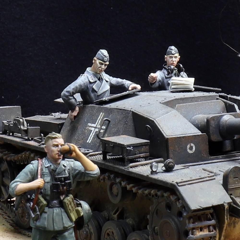 1/35 作品名「行軍」 ドイツ軍 Ⅲ号突撃砲&歩兵 ジオラマ 制作 1/35 作品名「行軍」 ドイツ軍 Ⅲ号突撃砲&歩兵 ジオラマ 制作