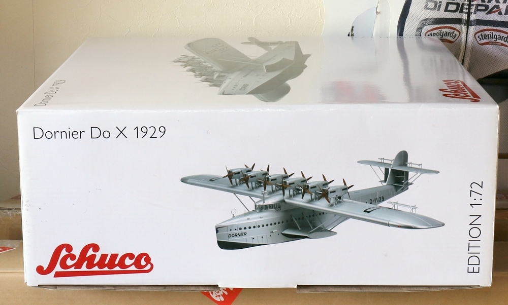 シュコー/Schuco 1/72 ドルニエ Do X 飛行機 1929 シルバー・ダイキャスト製　内容確認の為開封済み・未展示品_画像3