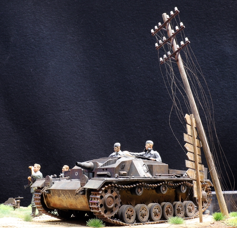 1/35 作品名「行軍」 ドイツ軍 Ⅲ号突撃砲&歩兵 ジオラマ 制作 1/35 作品名「行軍」 ドイツ軍 Ⅲ号突撃砲&歩兵 ジオラマ 制作