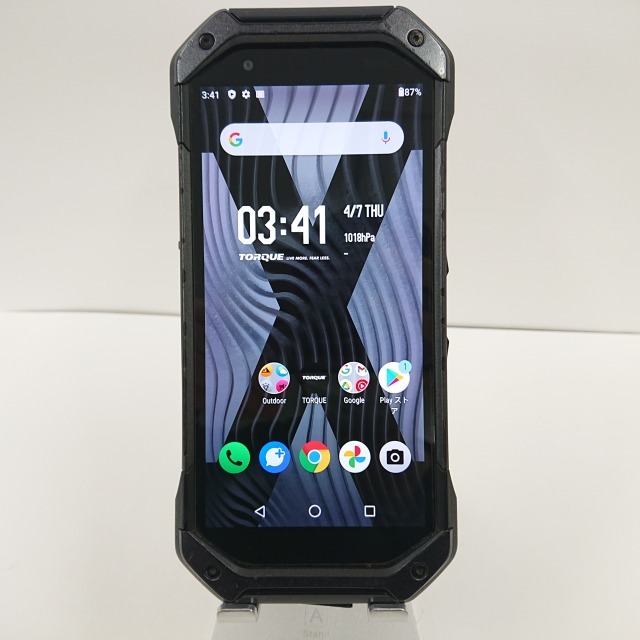 TORQUE 5G KYG01 au SIMロック解除済み ブラック 送料無料 即決 本体 c00278