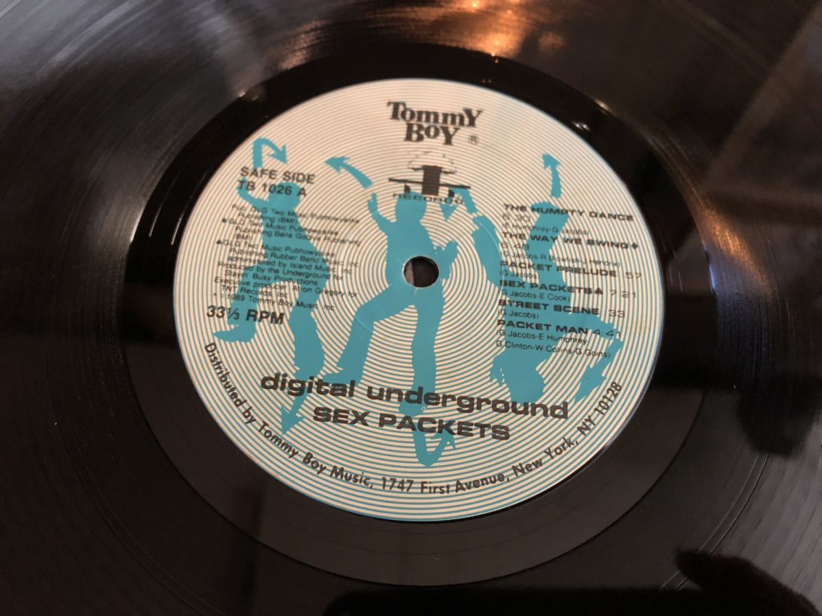 DIGITAL UNDERGROUND SEX PACKETS レコード LP USオリジナル盤 TOMMY BOY 当時もの HIPHOP _画像4