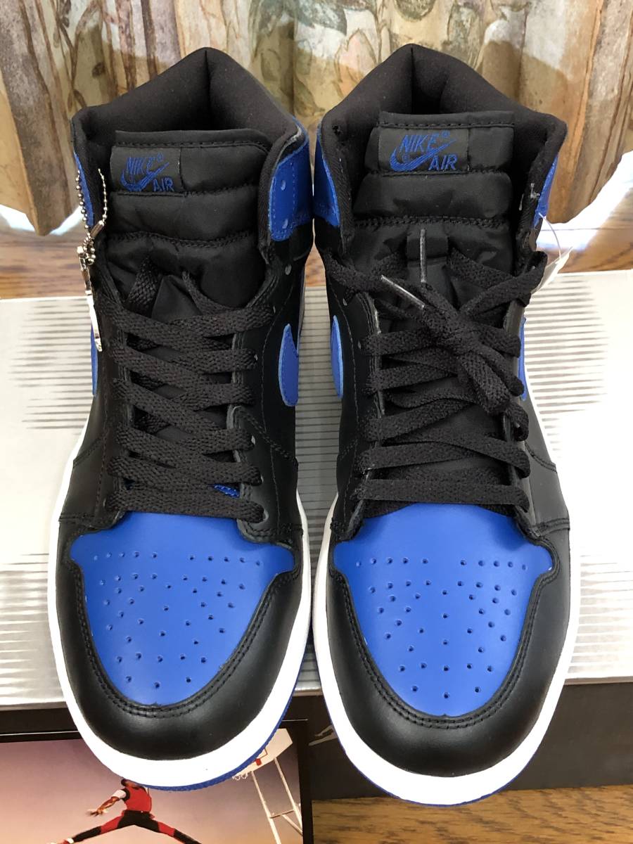 NIKE AIR JORDAN 1 RETRO BLACK/ROYAL BLUE 2001年 136066-041_画像4