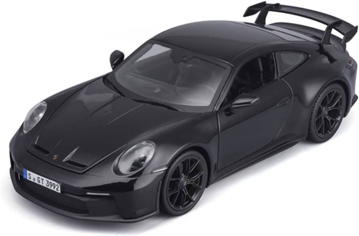 送料無料☆特価☆新品 マイスト 1/18 希少カラー Porsche 911 GT3／ポルシェ 911 GT3／黒／ブラック／Maisto_※画像は、イメージになります。