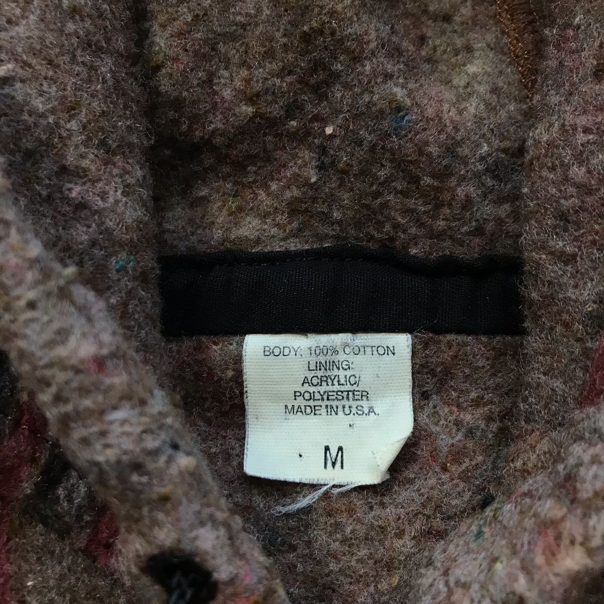 USA製 ポインターブランド フードジャケット 132-6-19 メンズ M ブランド ボルドー ブラック 猟犬 アメリカ_画像5