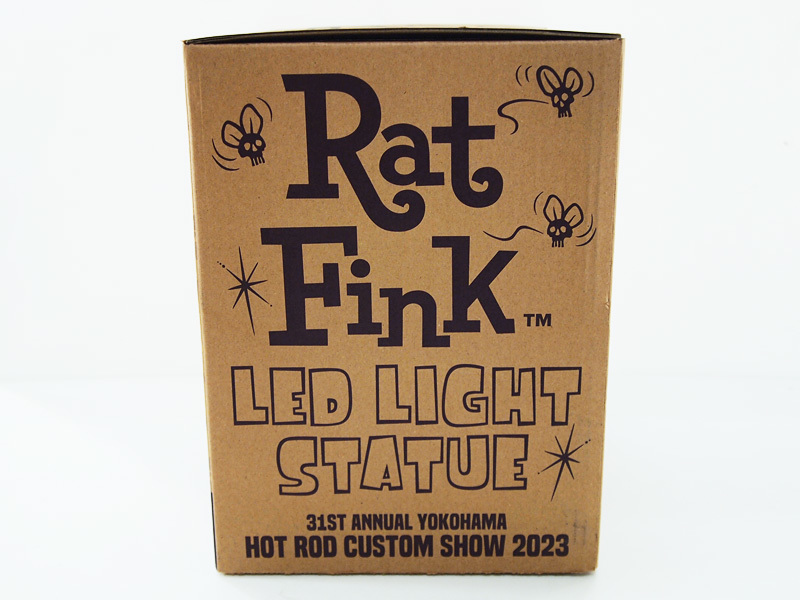 新品 未開封 HRCS2023 限定 Rat Fink MOONEYES LED LIGHT STATUE ライト スタチュー ラットフィンク ムーンアイズ フィギュア_画像2