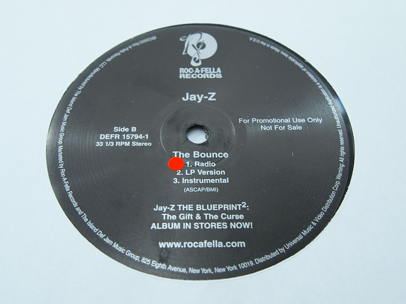 Jay-Z / Excuse Me Miss The Bounce 12inch レコード アナログ ROC A FELLA RECORDS 2003年 im_画像2