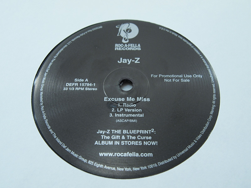 Jay-Z / Excuse Me Miss The Bounce 12inch レコード アナログ ROC A FELLA RECORDS 2003年 im_画像3