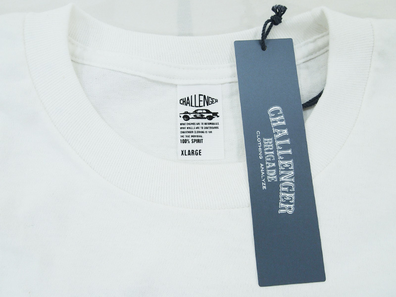 希少 新品 XL サイズ CHALLENGER 14周年記念 限定 14th LS TEE 長袖 Tシャツ ロンT ロングスリーブ ロゴ 白 ホワイト チャレンジャー F_画像5