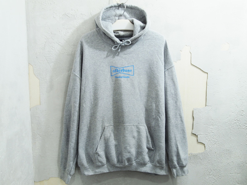 希少 XL Wasted Youth afterbase HOODIE パーカー スウェット フーディー ウェイステッドユース アフターベース グレー Verdy FT_画像2