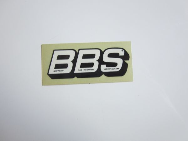 【小さめ】BBS ロゴ ステッカー/自動車 バイク カー用品 デカール レーシング ① S87_画像3