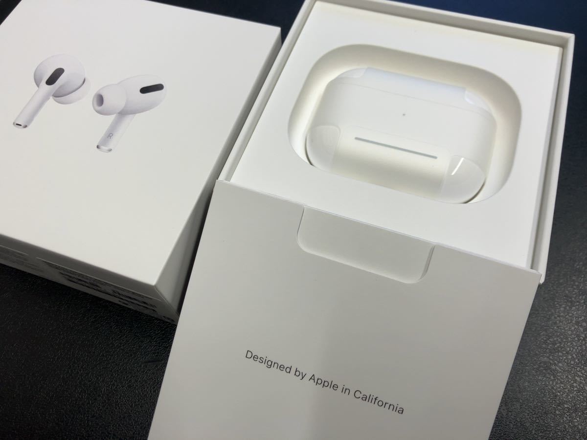 超美品 Apple Store購入 AirPods Pro MWP22J/A ノイズキャンセ