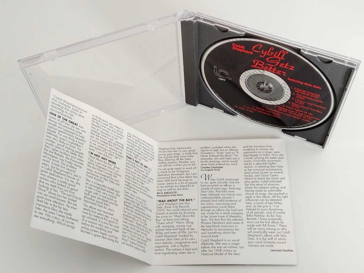 シビル・シェパード Cybill Shepherd/Cybill Getz Better feat.Stan Getz US盤日本仕様CD ULTRA-VYBE OTCD3852(MMO MUSIC IC1097) 76年名盤の画像4