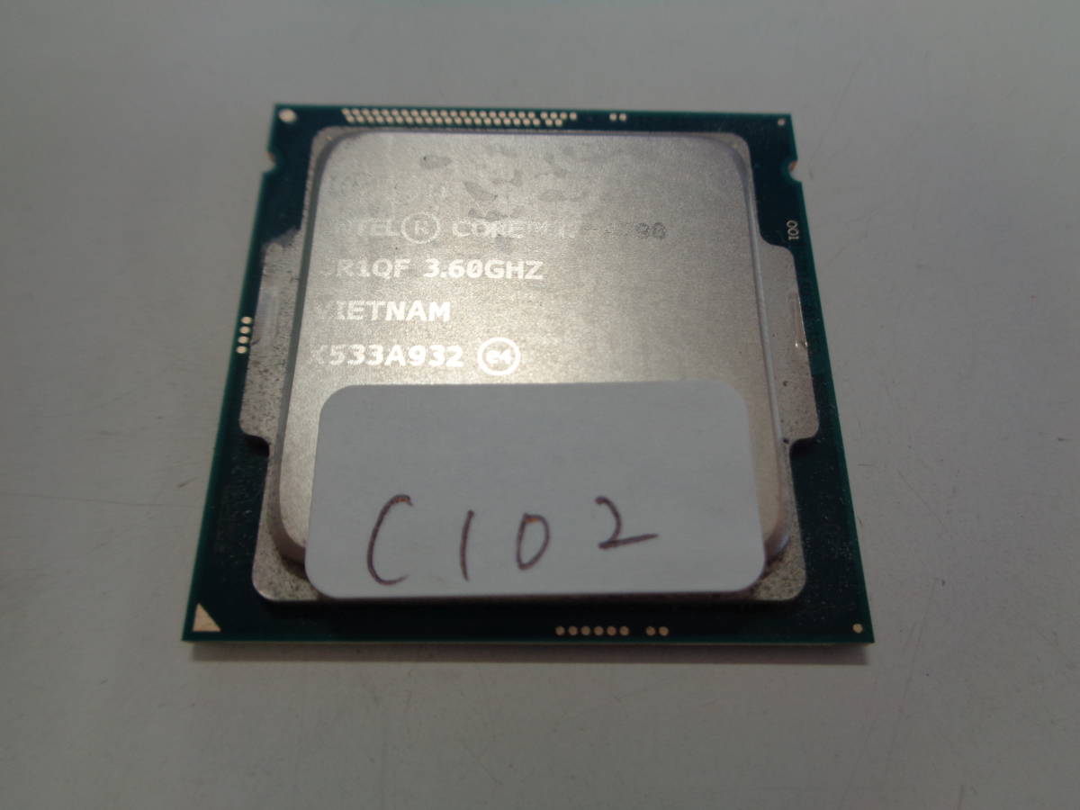 Intel Core i7 i7-4790 SR1QF 3.60GHz LGA1150 管理C102_画像1