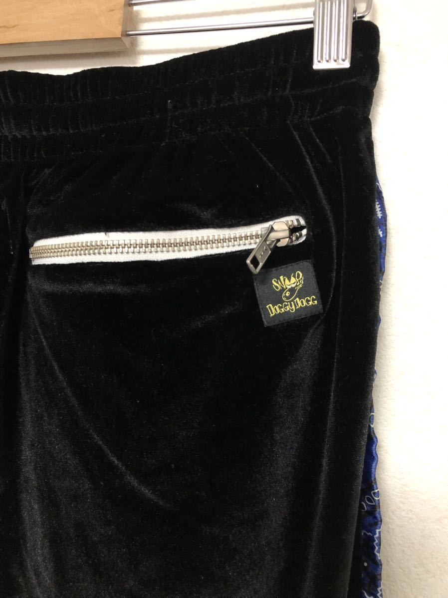 SnoopDogg × JOYRICH VELOUR TRACK PANTS (OVERSIZE) velour jersey pants oversize S black sn-p Joy Ricci 