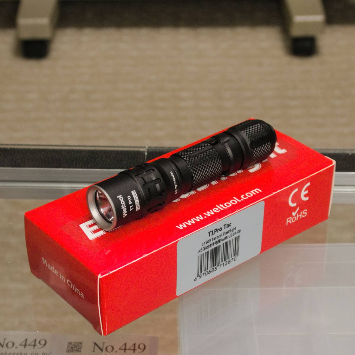 Bibian 比比昂- Weltool T1Pro Tac 【LEDカスタマイズ品 Bibian 比比昂- Weltool T1Pro Tac 【LEDカスタマイズ品