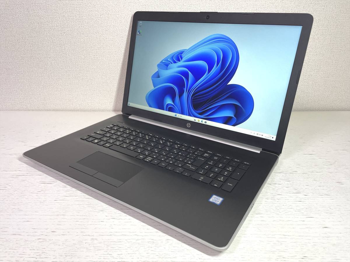 ☆中古超美品☆HPノートPC 17-by0004TU 17.3型モニタ　Win11 Homeインストール済み 4GBメモリ 1TB　超おすすめです！_画像2