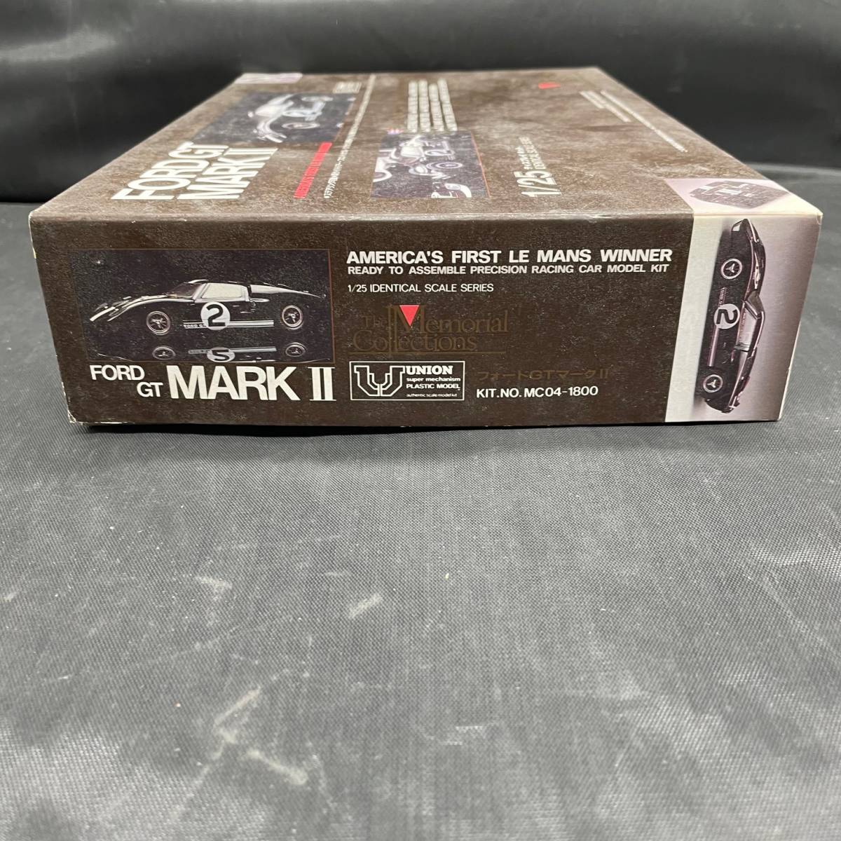 当時物 未組立 ユニオン 1/25 フォード GT マークⅡ プラモデル FORD GT40 MARKⅡ UNION ルマン_画像2