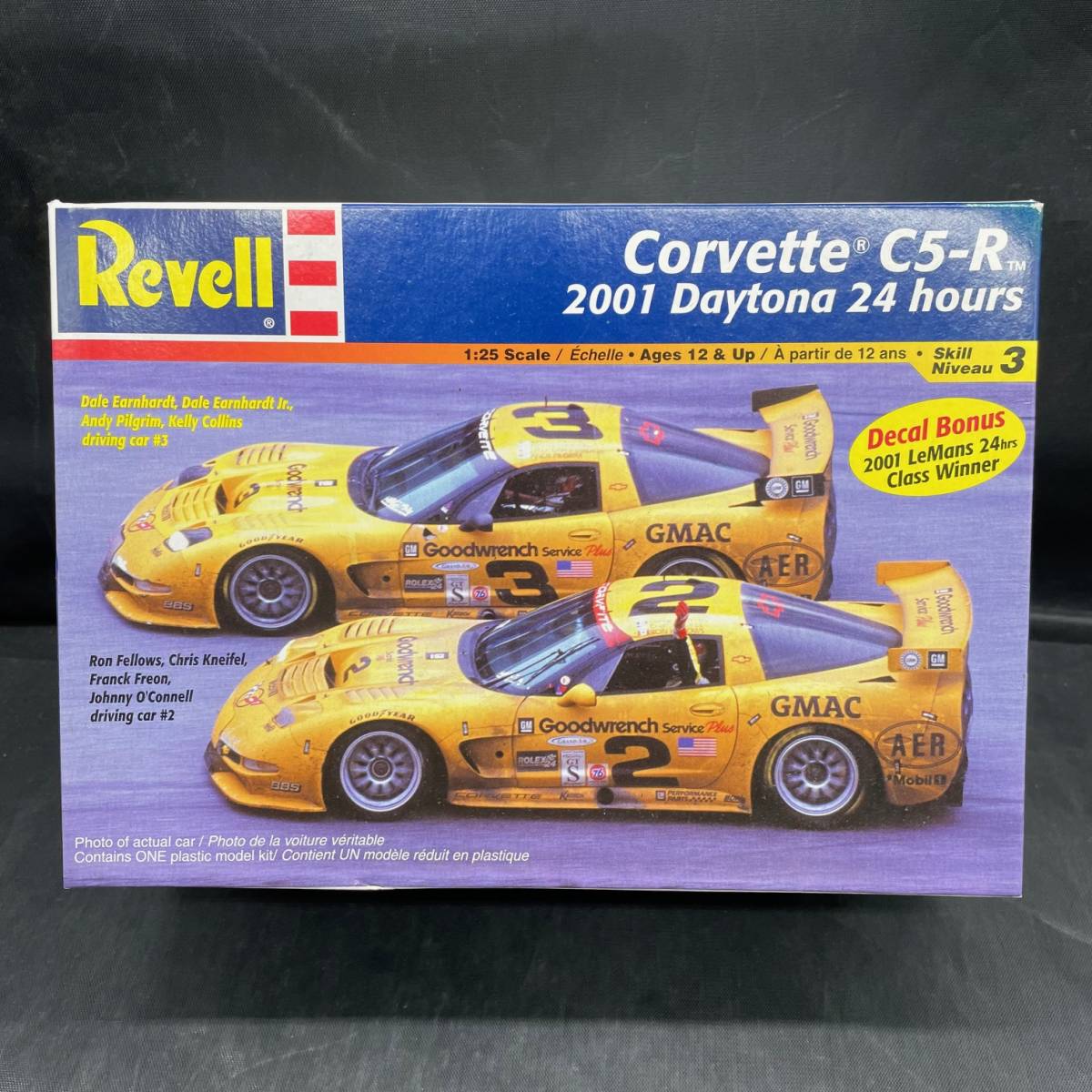 当時物 未組立 レベル Revell 1/25 コルベット C5-R 2001 デイトナ 24時間 プラモデル アメ車 Corvette_画像1