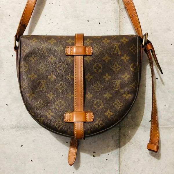 sn3003【80】//LOUIS VUITTON★ルイヴィトン　シャンティMM　ショルダーバッグ　モノグラム　キャンバス_画像3