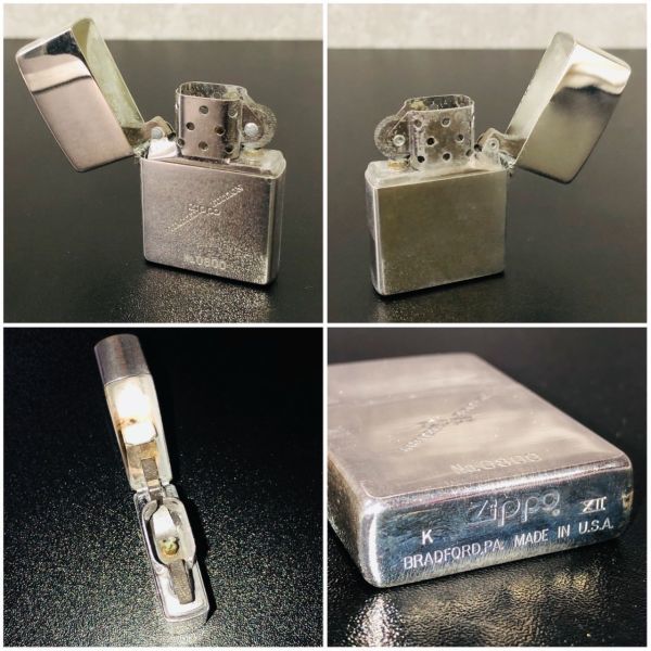 ss1030【60】//Zippo　ジッポ　ライター　4コ　シルバーカラー　ゴールドカラー　喫煙具_画像3