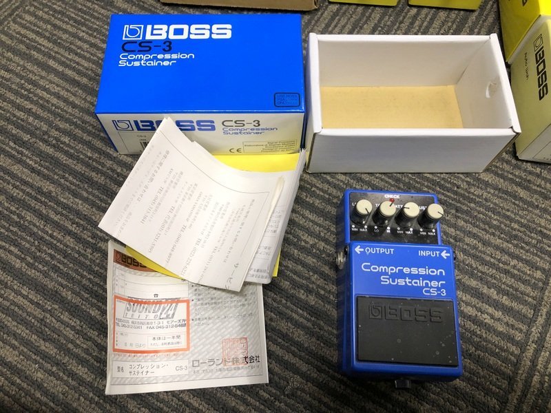 【動作未確認】BOSS OD-2 OD-2R CS-3 AW-2 DD-3 MXR distortion+ エフェクター7個セット オーバードライブ ボス 1円~　K0727_画像2