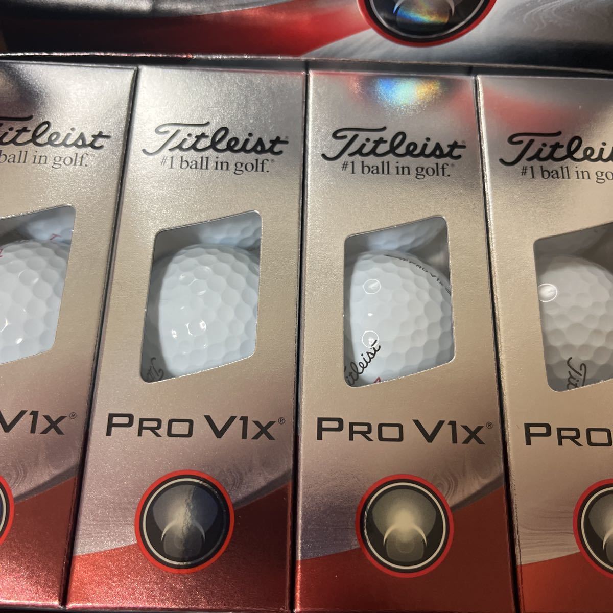 Titleist タイトリスト日本正規品 PRO V1x 2023モデル ゴルフボール1ダース(12個入) ホワイト　ローナンバー　正規品　新品　ゴルフ　正規_画像10