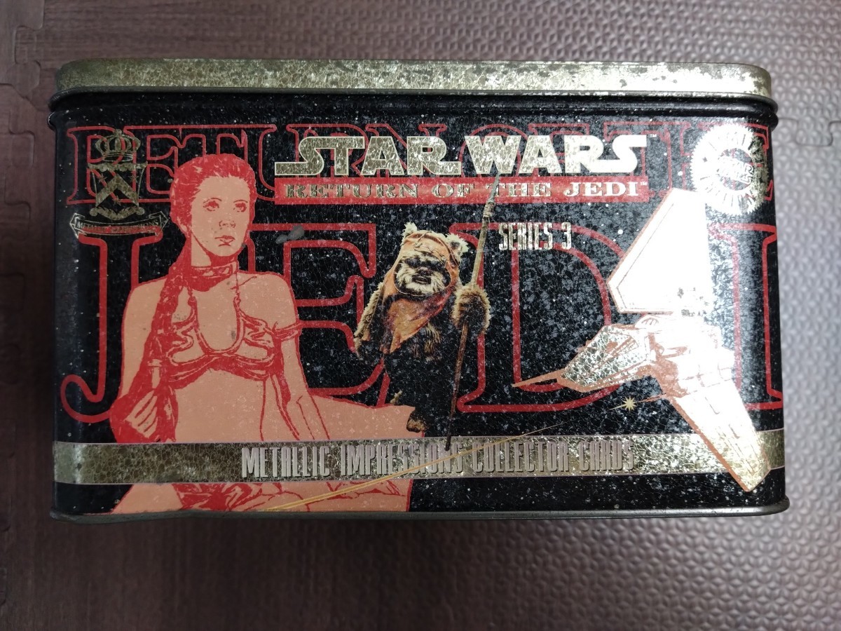  that time thing Star Wars Return of the Jedi metal card box!