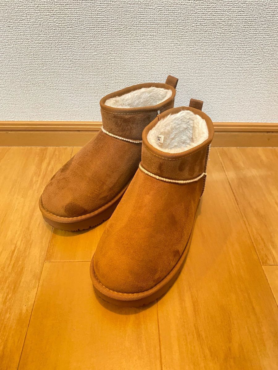 クリスマス限定価格 】GU 厚底 ムートンブーツ サイズXL クリスマス限定価格 】GU 厚底 ムートンブーツ サイズXL