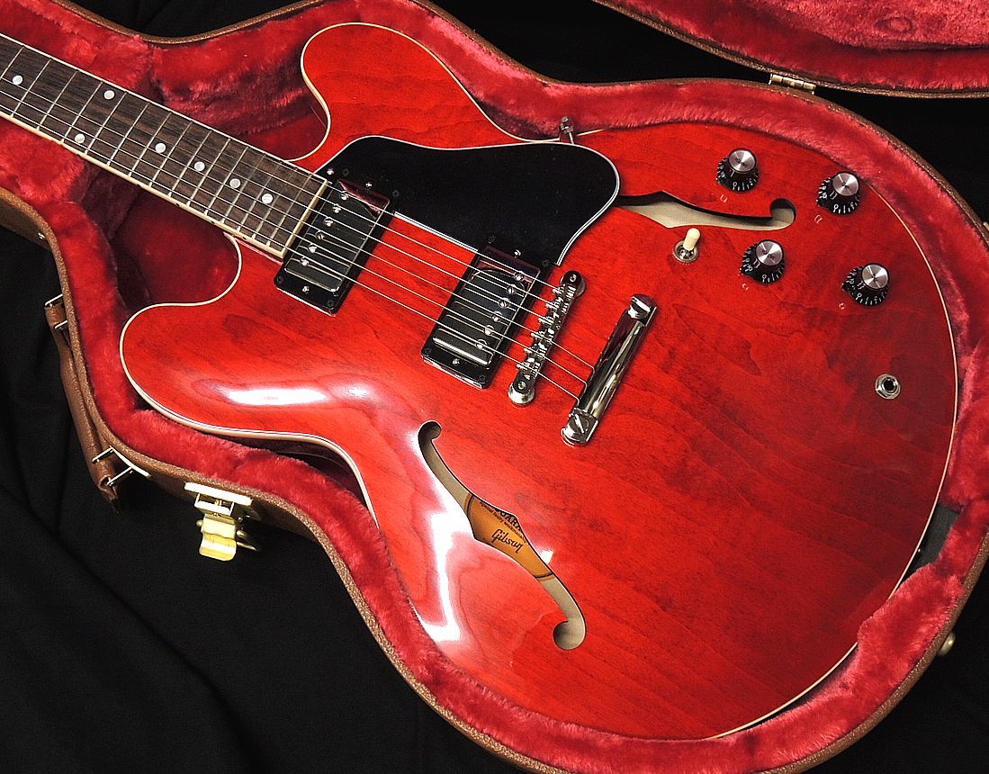 Gibson ES-335 SIXTIES CHERRY Gibson semi ako semi acoustic guitar Schic stay z* Cherry electric guitar 