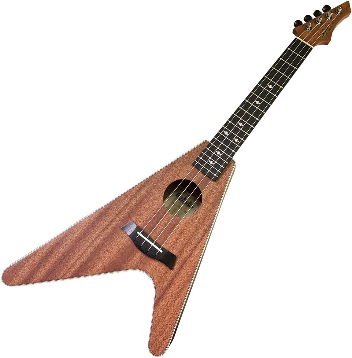 MaAmAa Ukulele V Shape MU-V3 テナー ウクレレ マァーマァ 変形 数量限定特価 ケース付き_画像1