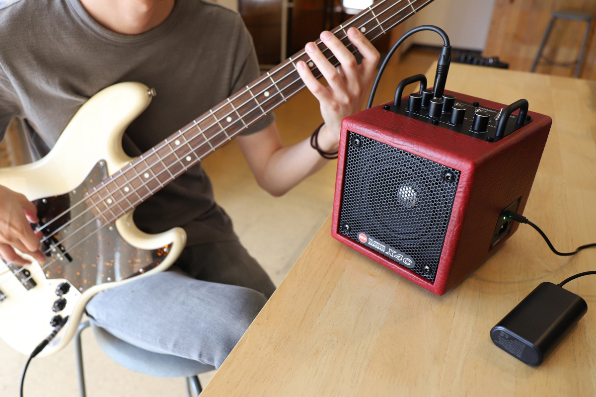 Phil Jones Bass PJB NANOBASS X4C Tweed ツイード フィルジョーンズ プロ仕様小型ベースアンプ モバイルバッテリー対応 限定カラー_画像5