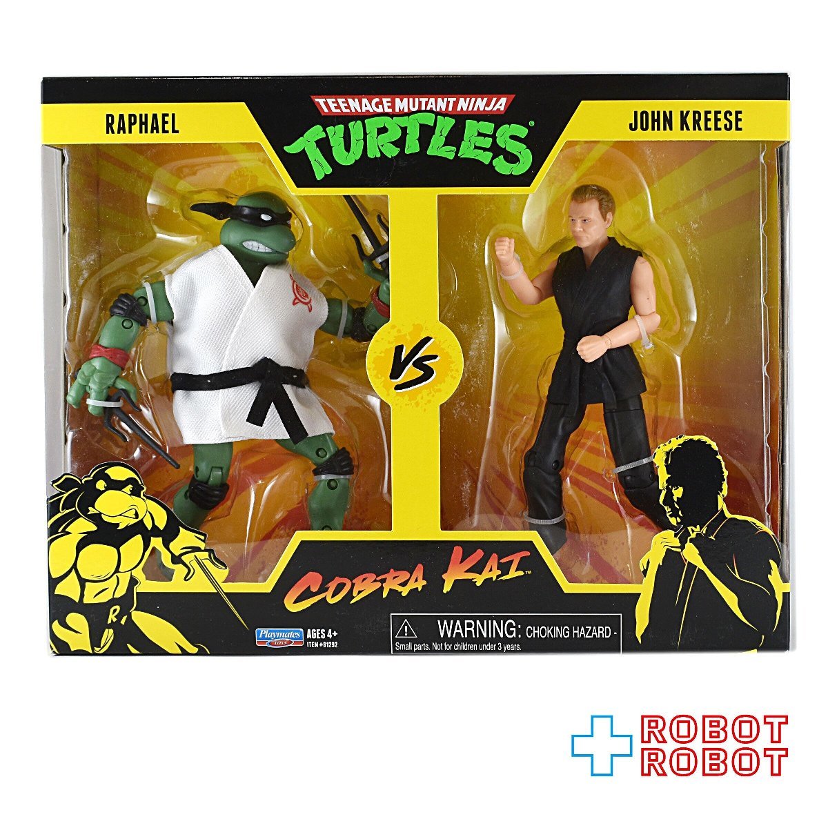 ニンジャ・タートルズ vs コブラ会 ラフ ジョン・クリース Playmates Teenage Mutant Ninja Turtles vs. Cobra Kai Raph vs. John Kreese