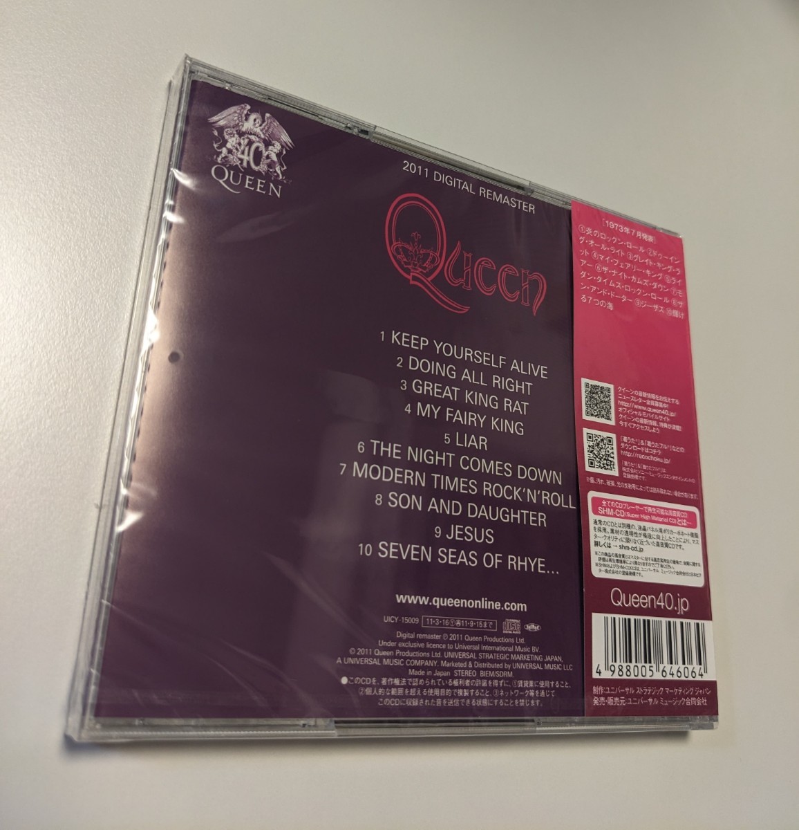 M 匿名配送 国内盤 SHM-CD クイーン 戦慄の王女 通常盤 4988005646064　queen フレディー・マーキュリー