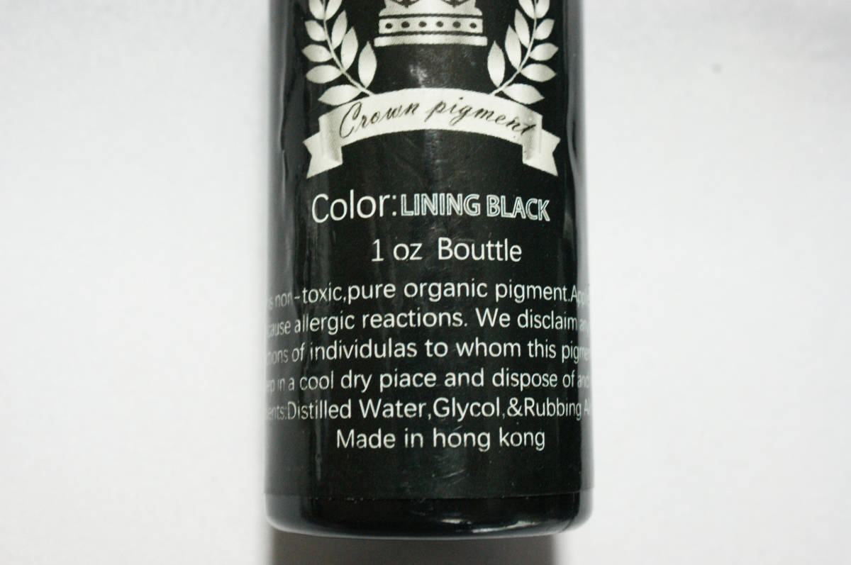 ★黒★タトゥー アートインク ３０ｍｌ（1oz） Crown pigment★黒ラベル★6の画像2