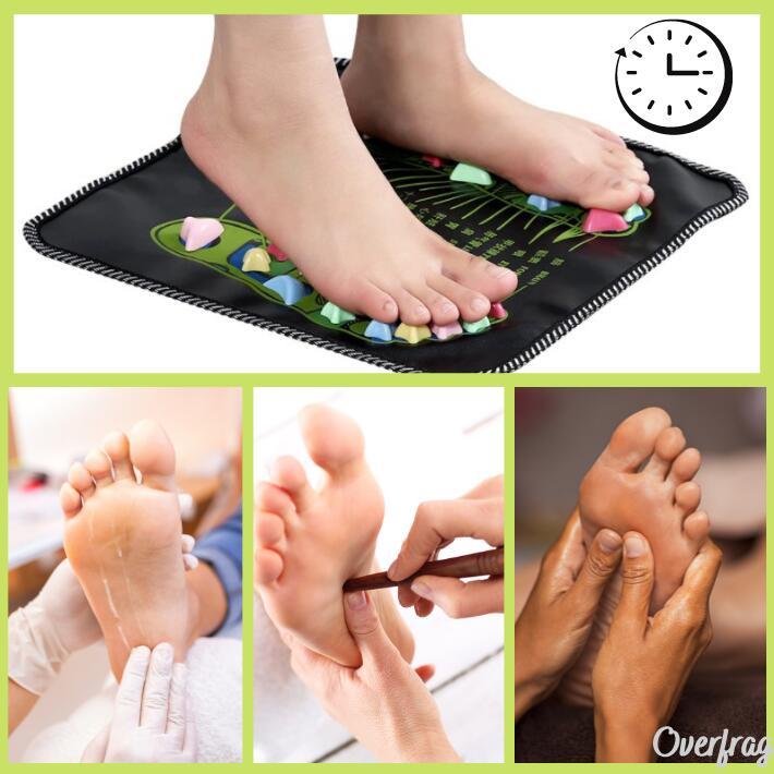  portable pair .. mat pair .. massage foot massage mat pair tsubo health health goods diet walking 